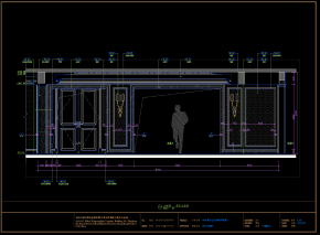展厅平立面CAD施工图，展厅CAD施工图纸下载