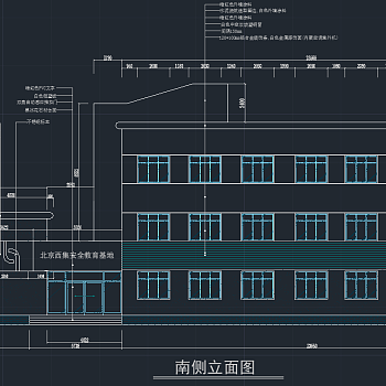 培训学校装饰cad施工图下载、培训学校装饰dwg文件下载