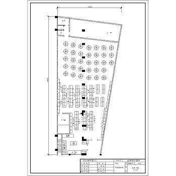 夏市超市布局平面图设计下载，超市CAD图纸分享