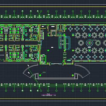 现代军需供应站CAD施工图，军需供应站CAD建筑图纸免费下载