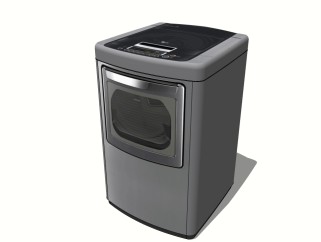 xnypy现代滚筒洗衣机免费su模型 ，洗衣机sketchup模型下载