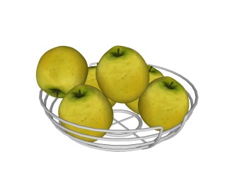 现代水果sketchup模型，食品草图大师模型下载