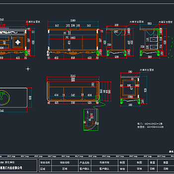 常规整木家具cad图集,图库CAD建筑图纸下载
