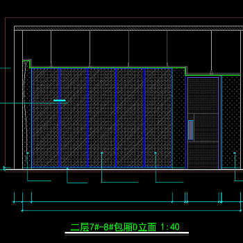 现代新中式风格特色加盟连锁火锅店装修，餐饮CAD施工图纸下载