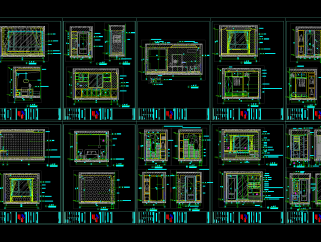 新视觉主义-时代城全套施工图，酒店CAD施工图纸下载