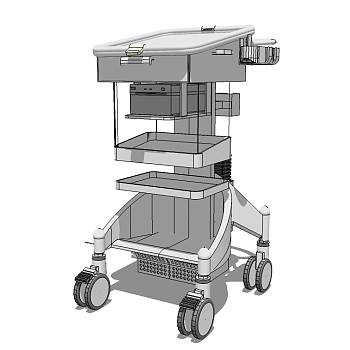 医疗设备sketchup模型，医疗设备skp模型，医疗设备su素材下载