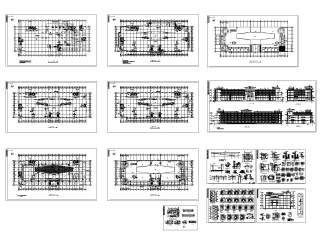 商场建筑设计图方案赏析,商场购物中心CAD图纸下载