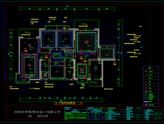 欧式古典样板房cad施工图，样板间CAD施工图纸下载