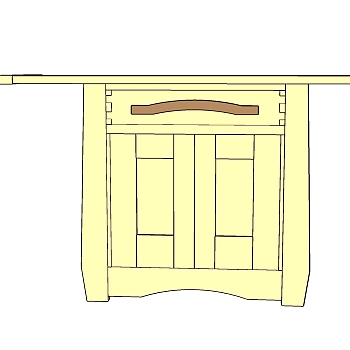 现代简约鞋柜草图大师模型，鞋柜sketchup模型