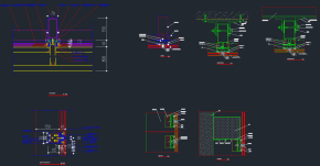玻璃幕墙全套CAD图库，玻璃幕墙CAD施工图纸下载