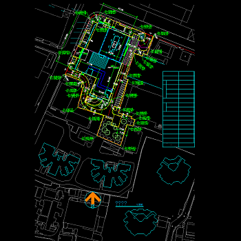 高层商业综合体建筑施工图，CAD施工图纸下载