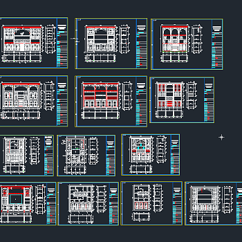 酒柜cad图库，酒柜CAD施工图下载