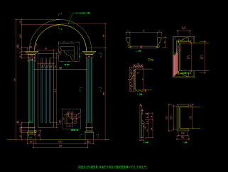 原创整木固装过道垭口深化设计CAD设计图纸，垭口CAD图纸下载