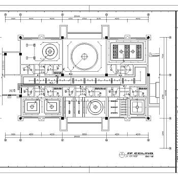 金螳螂南京江宁粤鸿和餐饮一期室内CAD施工图全套下载