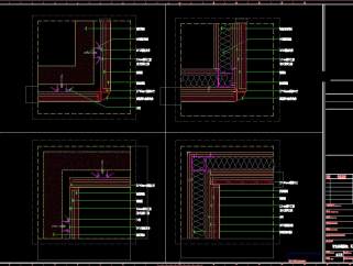 软硬包做法标准大样CAD库，软硬包CAD设计图纸