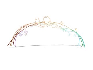 现代彩虹形拱门草图大师模型，婚礼su模型下载