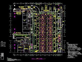 安徽某会展中心空调建筑方案设计，会展中心空调CAD施工图下载