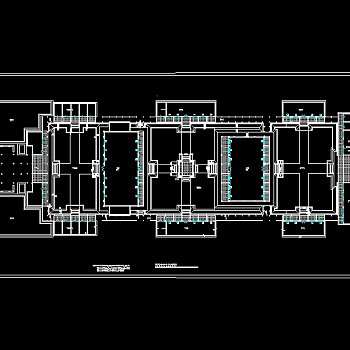 仿唐建筑改建施工图，建筑CAD施工图纸下载