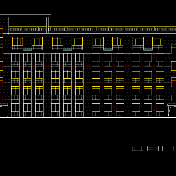 小学教学楼建筑施工图，教学楼CAD施工图纸下载