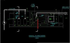 市政污水处理厂曝气沉砂池配套系统图，污水处理厂CAD施工图下载