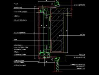 标准常用干挂石材CAD节点建筑工程图纸，干挂石材节点CAD施工图下载