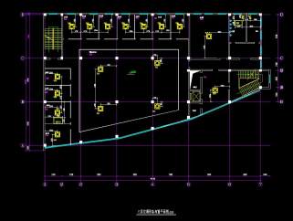 某综合办公楼楼空调系统设计施工图，办公楼空调系统CAD建筑图纸下载