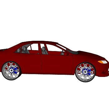 现代汽车免费su模型，现代汽车sketchup模型下载，汽车su素材