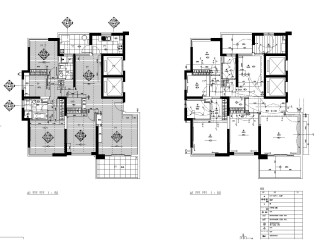 仁恒联洋河滨城酒店式公寓施工图CAD下载