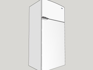  冰箱SU模型， 大冰箱大师模型