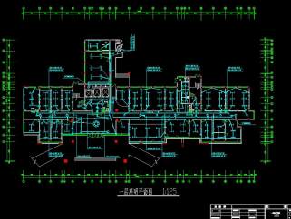 某医院13层住院楼电气设计CAD施工图，住院楼电气施工CAD图纸下载