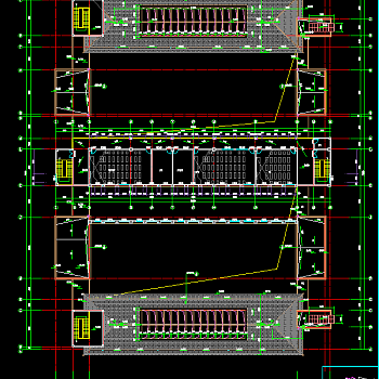 中学校园建筑施工图，校园CAD施工图纸下载