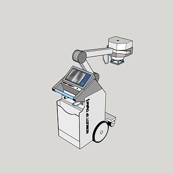  现代医用器材草图大师模型，医用器材sketchup模型下载