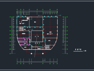 城建图书馆设计CAD施工图，办公空间CAD施工图纸下载
