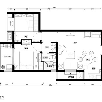 田园风格家装设计完整施工图，高清效果图，实景图，CAD模型下载