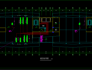 办公楼VRV空调CAD施工图，办公楼空调CAD工程图纸下载