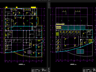 某综合办公楼楼VRV空调系统设计cad施工图，空调CAD工程图纸下载