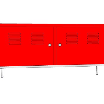 现代风格skb模型，储物柜草图大师模型下载