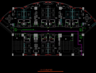 连锁酒店CAD智能化工程图，连锁酒店智能化CAD图纸下载
