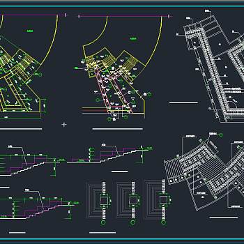 某公园全套景观施工图,cad建筑图纸免费下载