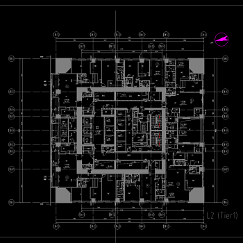 重庆知名大型广场强电施工图，电气CAD施工图纸下载