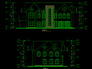 二层砌体别墅建筑结构设计施工图，别墅建筑工程下载