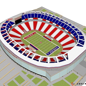 体育馆草图大师模型，体育馆SU模型下载