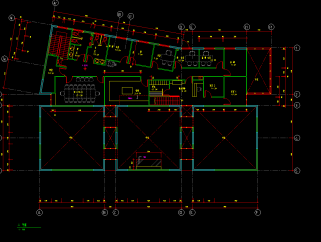 全套办公室CAD施工图，办公室CAD建筑图纸下载