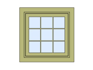 现代窗户草图大师模型，窗户sketchup模型下载