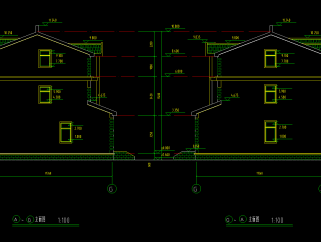 完整豪华欧式别墅施工图，别墅CAD图纸下载