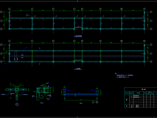 某地30层钢结构商住楼部分结构施工图，商住楼CAD图纸下载