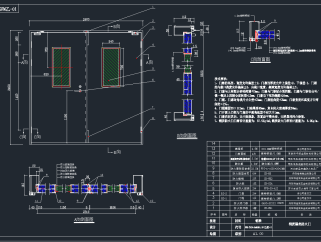 原创（防火门）型式检验修改图CAD施工图，机房弱电CAD施工图纸下载