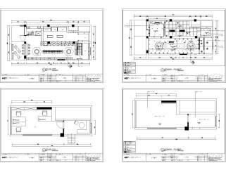 十字路口零食店施工图方案,购物中心CAD图纸下载