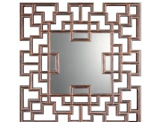 中式金属装饰镜子su模型,摆件草图大师模型下载