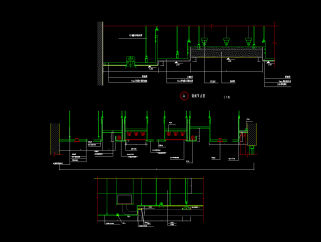 格栅垂片全套详细的CAD图库，格栅垂片CAD施工图纸下载